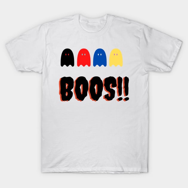 boos! colorful little ghosts T-Shirt by Serotonin